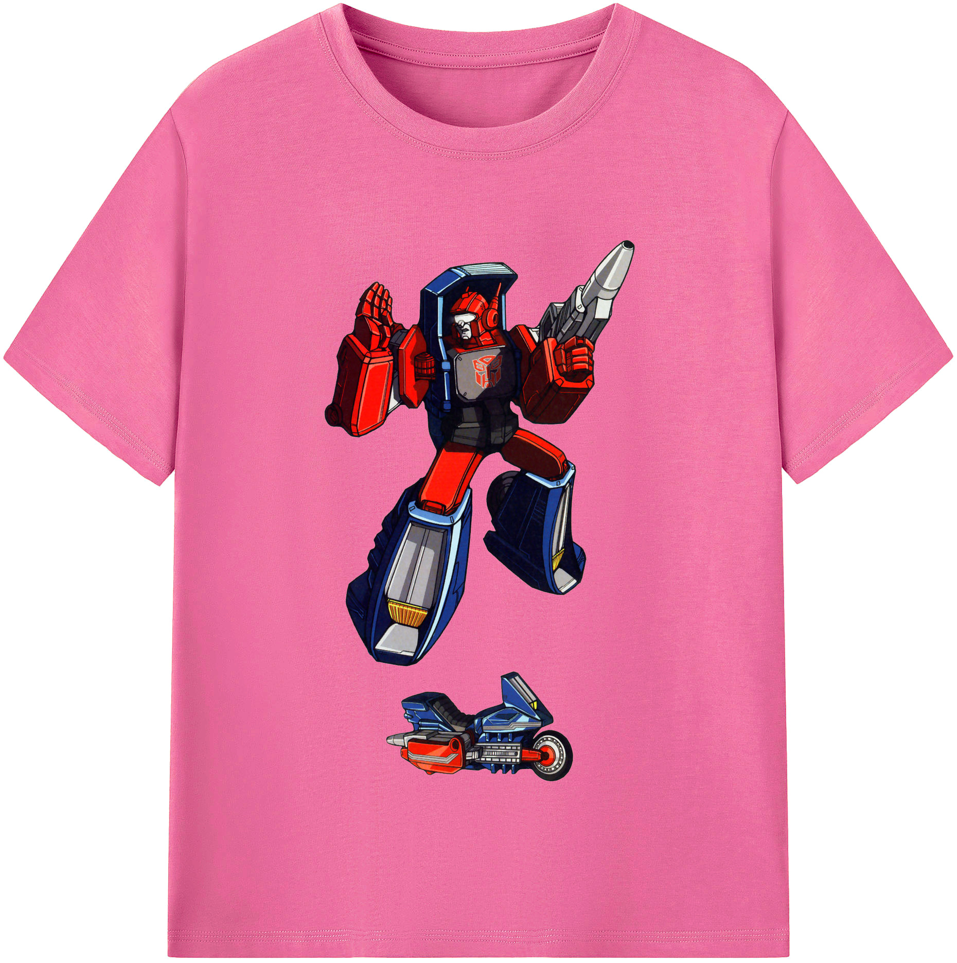 （画像用）  レディースカジュアルプリントTシャツ（綿100％）